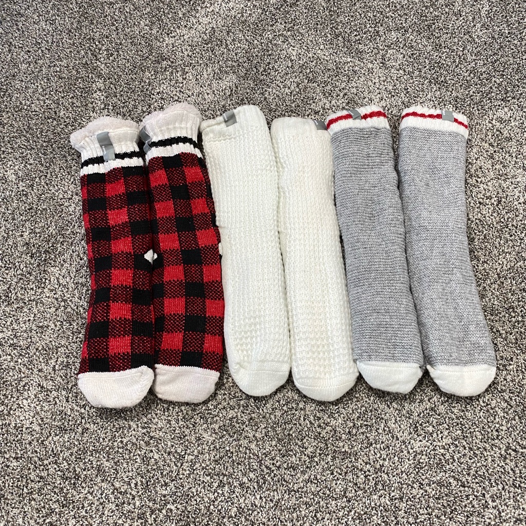 Bench Reading Socks